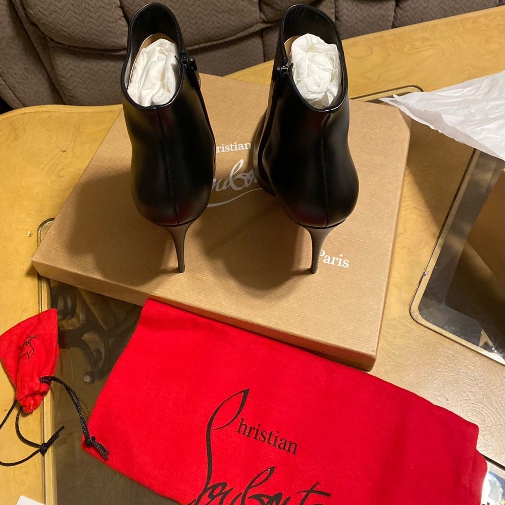 Christian Louboutin 
100mm So Kate Calfskin Booties - Picture 4 of 9